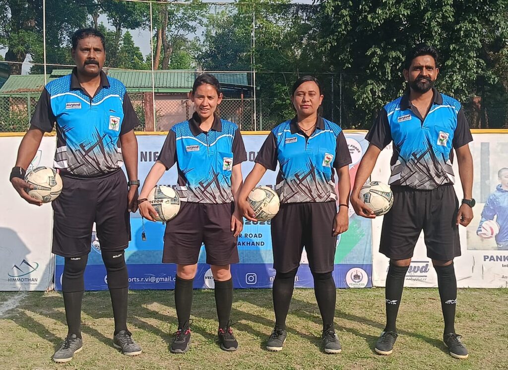 राष्ट्रीय ब्लाइंड फुटबाल प्रतियोगिता में मसूरी के तीन रैफरियो का चयन।